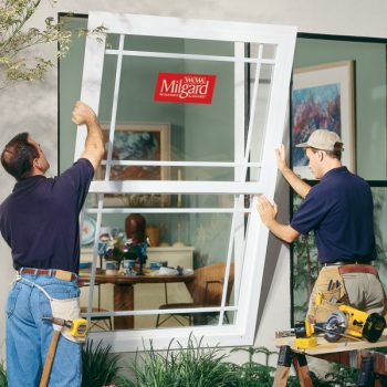 guys replacing milgard window